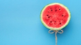 watermelon-balloon-on-blue-background-creative-57PNH8Q-3